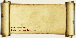 Iva Bzeničanin vizit kartica